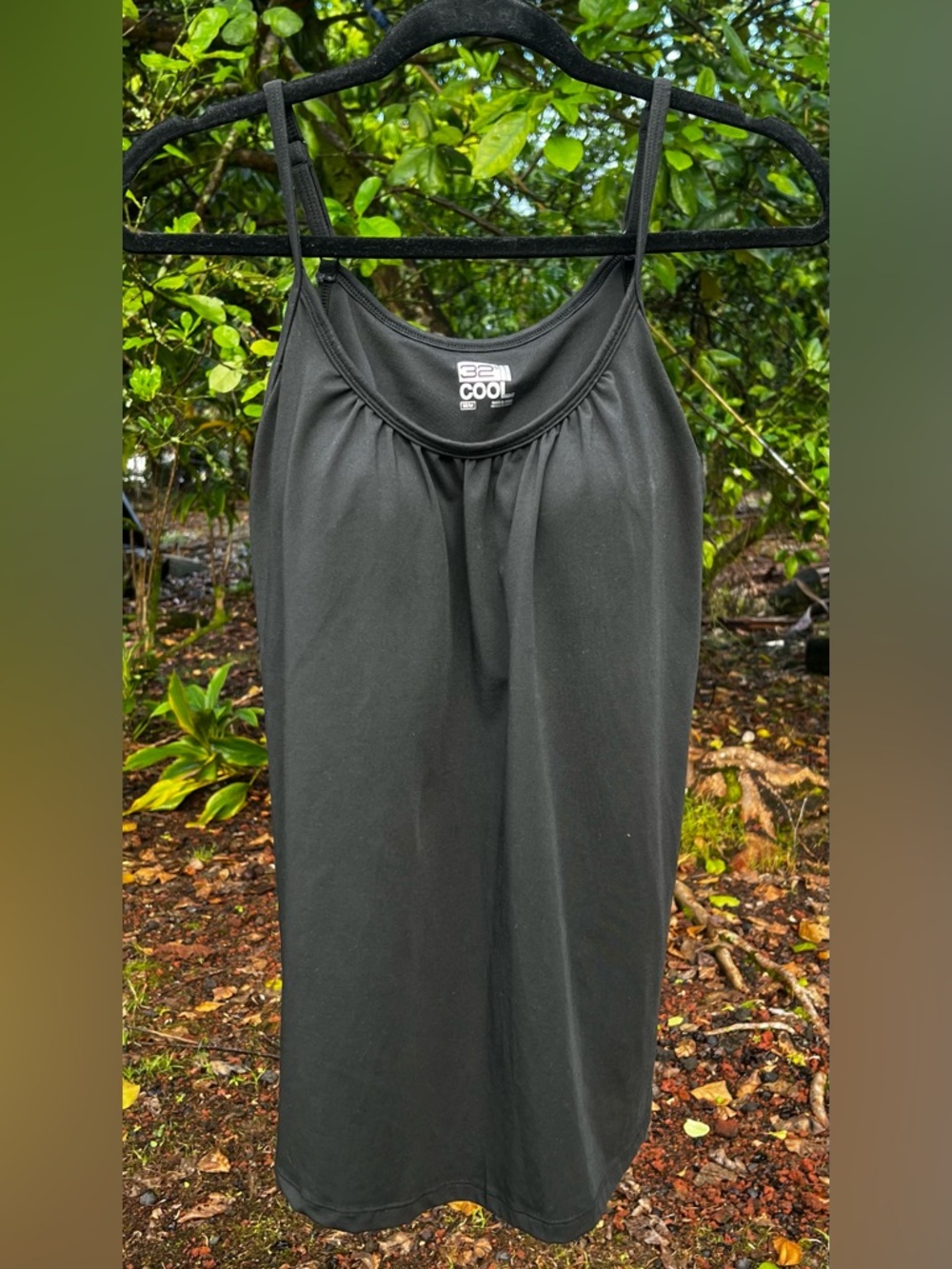 32 DEGREES COOL FLOWY BRA CAMI, SIZE MEDIUM, EUC